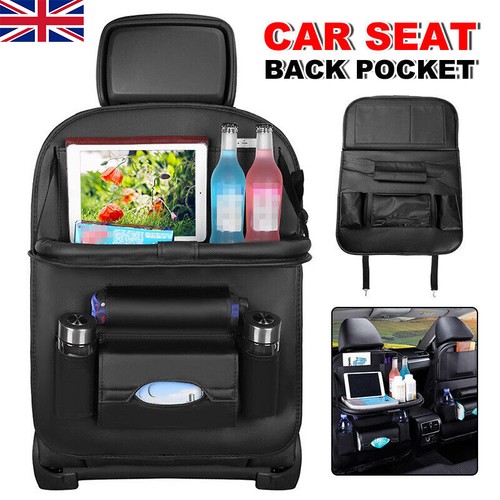Foldable car seat organiser - foldable,